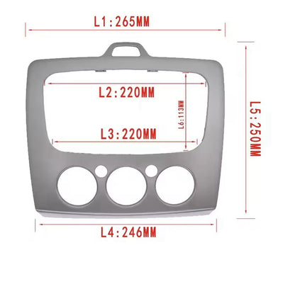 Ford Focus MK2 MK2.5 2005-2013 Radio DVD Stereo Panel Frame Replacement Trim
