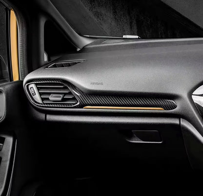 Real Carbon Fibre Passenger Side Dash Trim Cover For Ford Fiesta ST MK8 2018-23