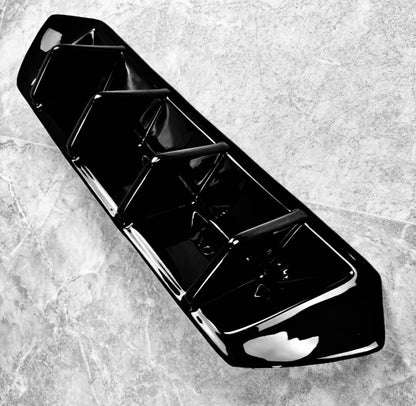 Seat Ibiza MK5 2017-2021 Rear Bumper Diffuser & Rear Spats Kit Gloss Black 3pcs