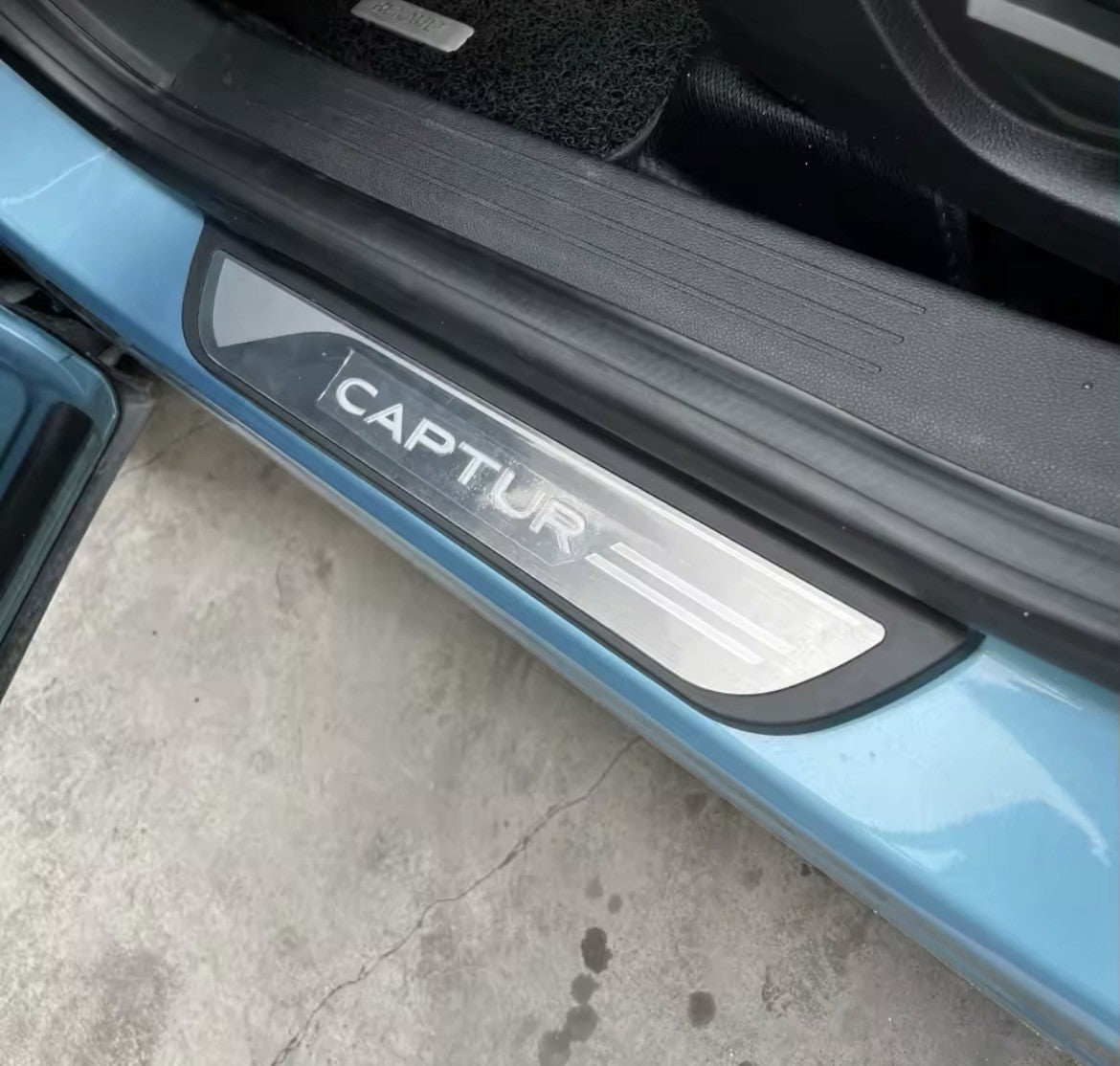 Renault Captur 2020-2025 LED Door Sill Protector Strips Scuff Plates 4pcs