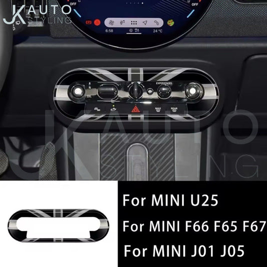 Mini U25 F65 F66 F67 J01 J05 Grey Union Jack Centre Control Panel Surround Trim