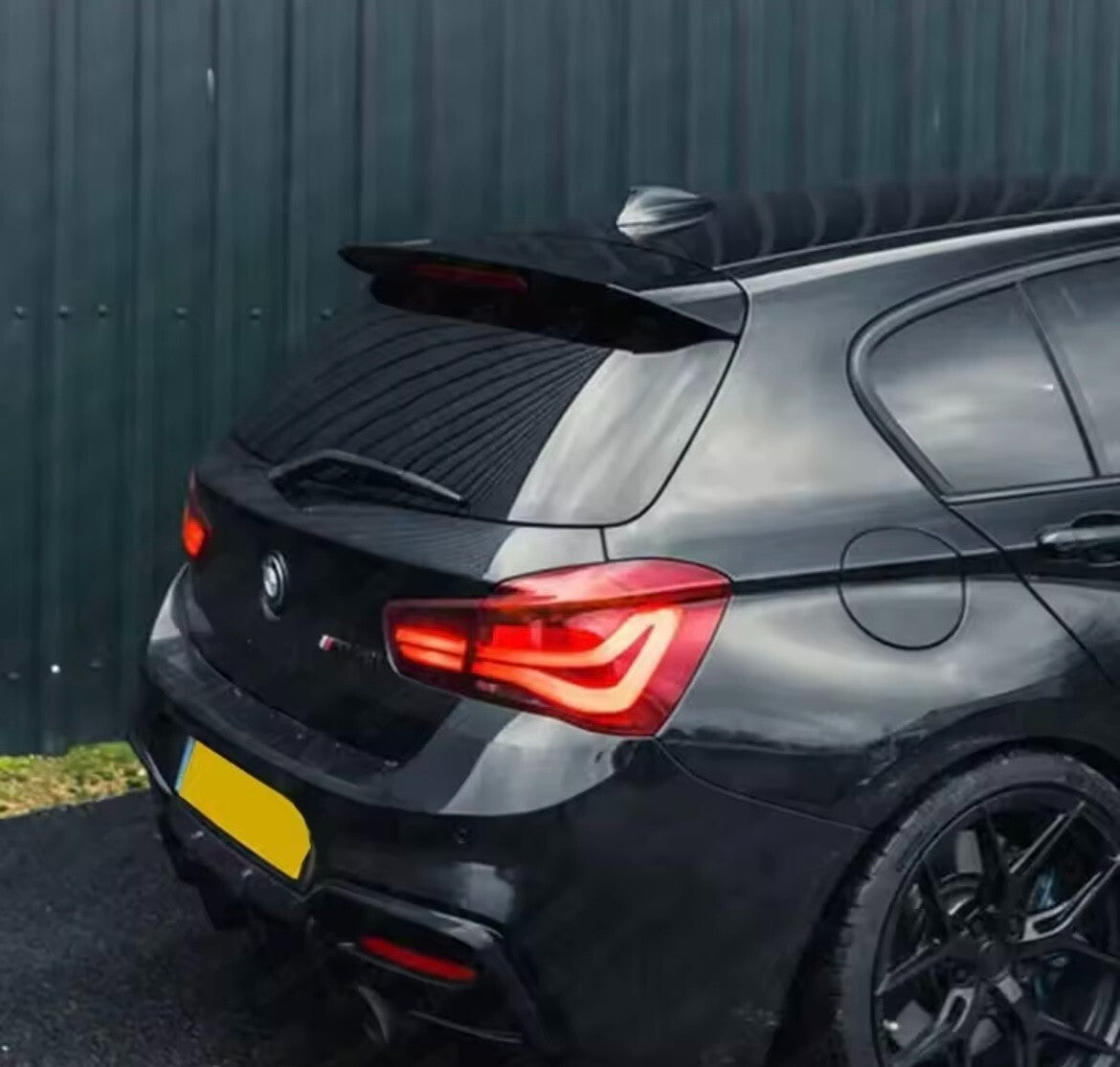 BMW 1 Series F20 F21 2011-2019 M135i M140i Gloss Black Spoiler Extension