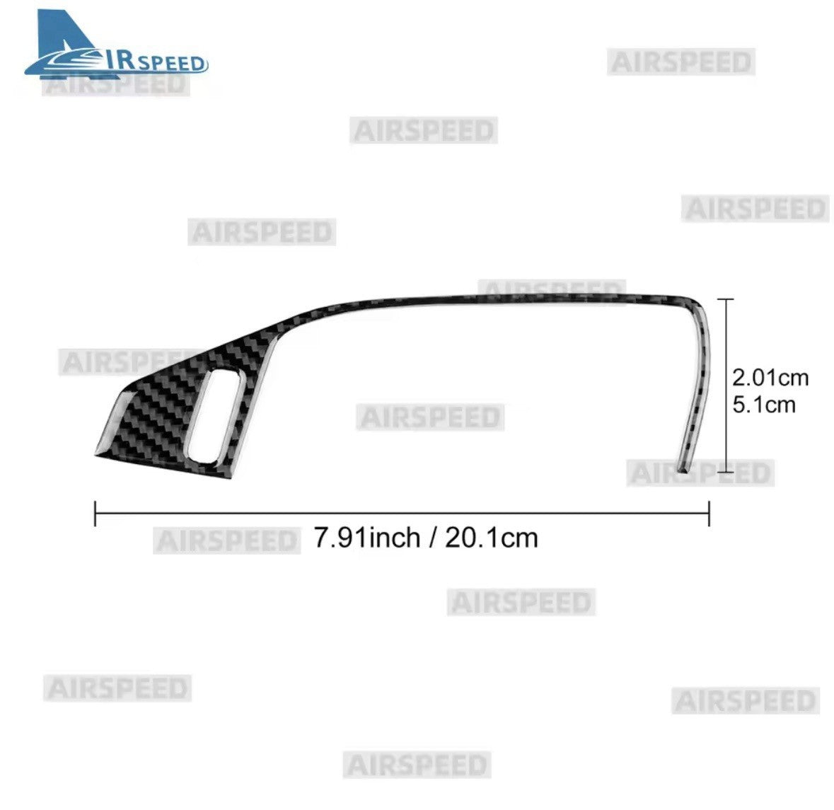 Ford Focus MK4 MK4.5 2019-2025 Carbon Fibre Passenger Side Air Vent Surround