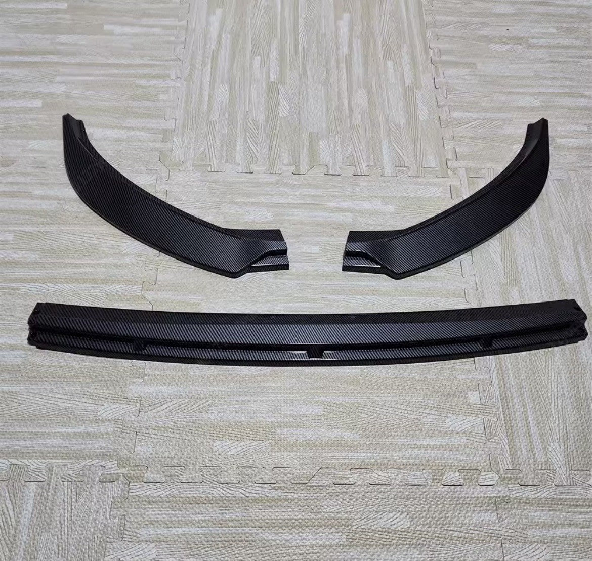 Seat Ibiza MK5 2017-2024 Standard/FR Carbon Fibre Front Splitter Bumper Lip