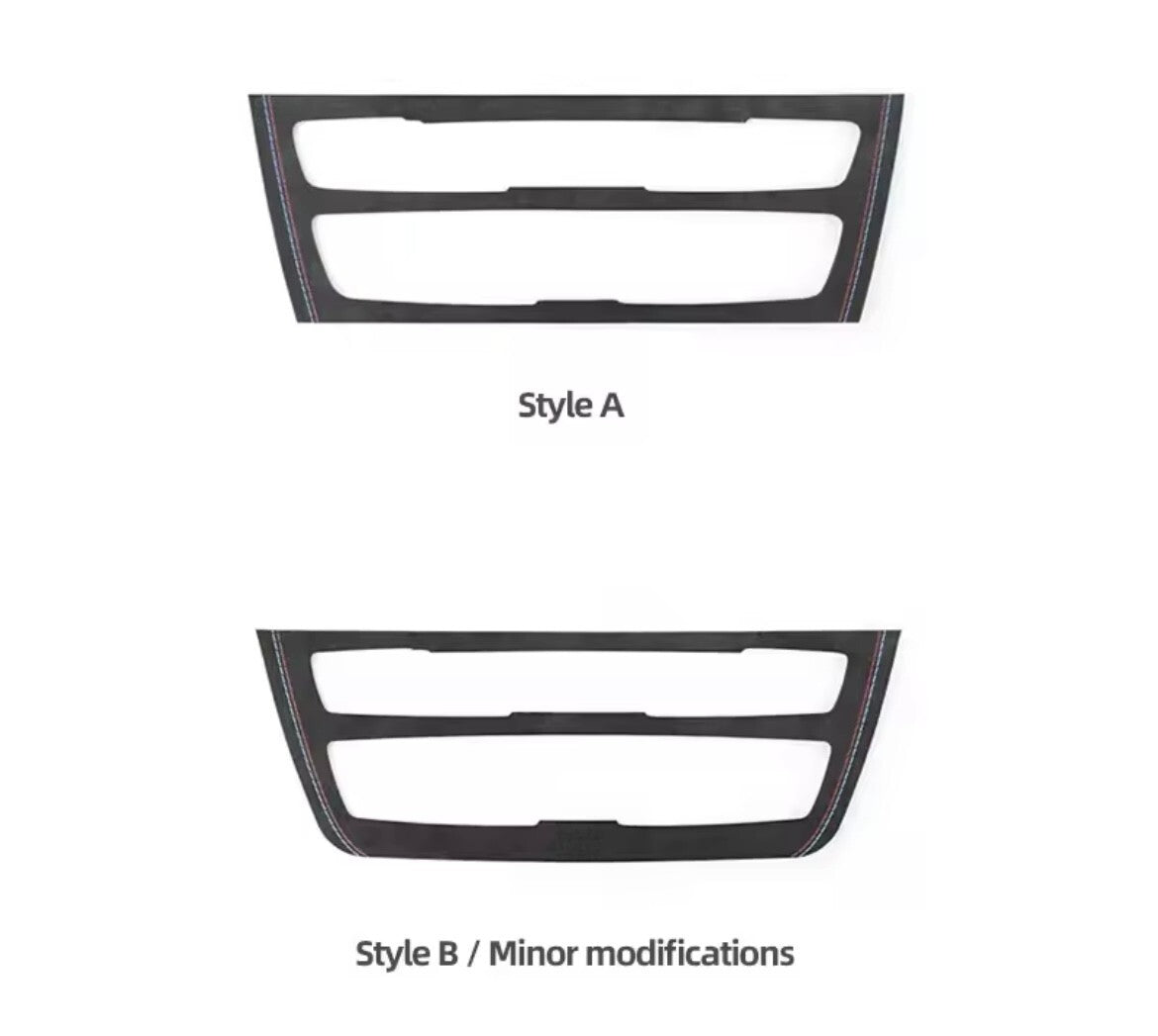 BMW 1 Series F20 2 Series F22 2011-2018 Black Alcantara Air Con CD Panel Trim