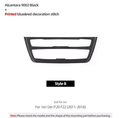 BMW 1 Series F20 2 Series F22 2011-2018 Black Alcantara Air Con CD Panel Trim B