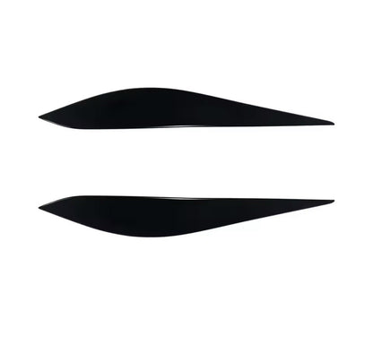 Ford Fiesta MK8 2017-2020 Gloss Black Headlight Eyelid Eyebrows 2pcs