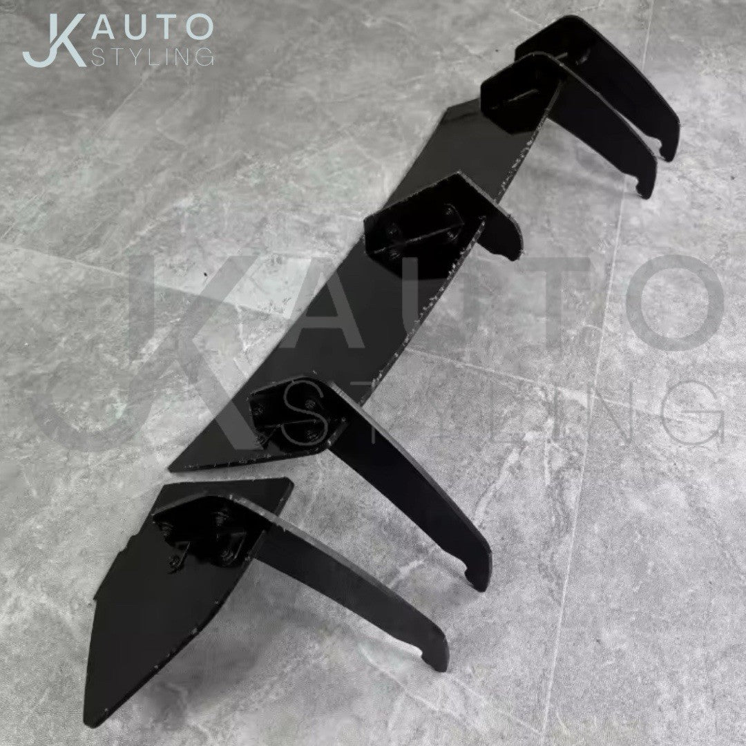 Ford Focus RS MK3 2015-2018 Rear Blade Style Diffuser Body Kit Gloss Black