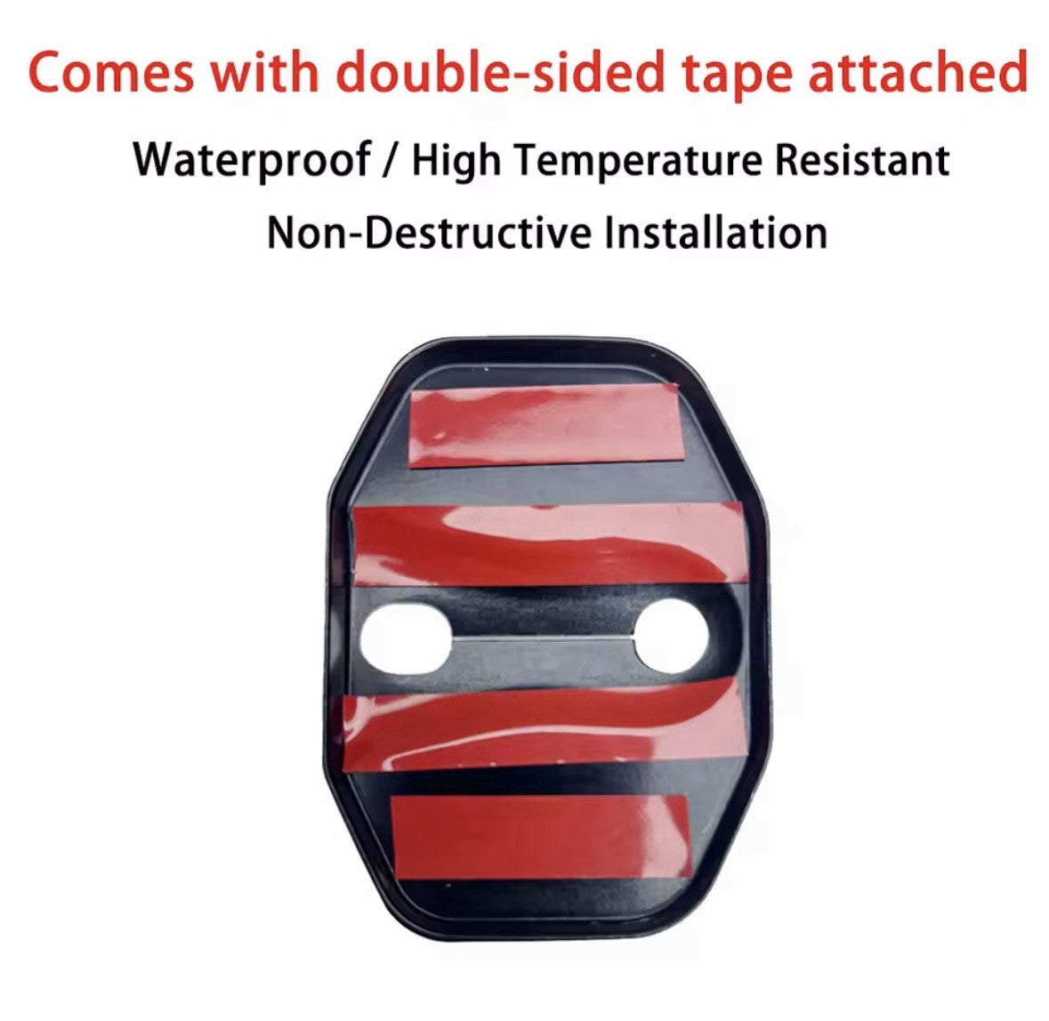 Carbon Fibre Door Lock Covers For Mini F54 F55 F56 F57 F60 F65 F66 F67 2pcs
