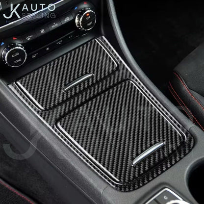 Mercedes A W176 CLA C117 GLA X156 Carbon Fibre Centre Console Trim Overlay Set