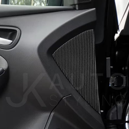 Ford Focus MK3 2012-2018 Carbon Fibre Interior Door Card Panel Trim Protectors