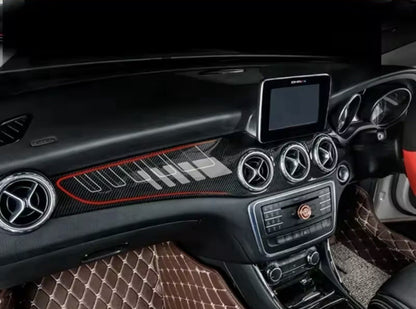 Mercedes CLA GLA W176 W117 X156 Carbon Fibre Effect AMG Centre Console Dash Trim