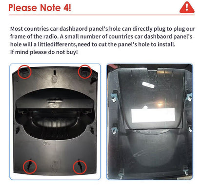 9" Carplay Android Auto Screen Upgrade With Camera For Ford Fiesta MK7 2008-2017