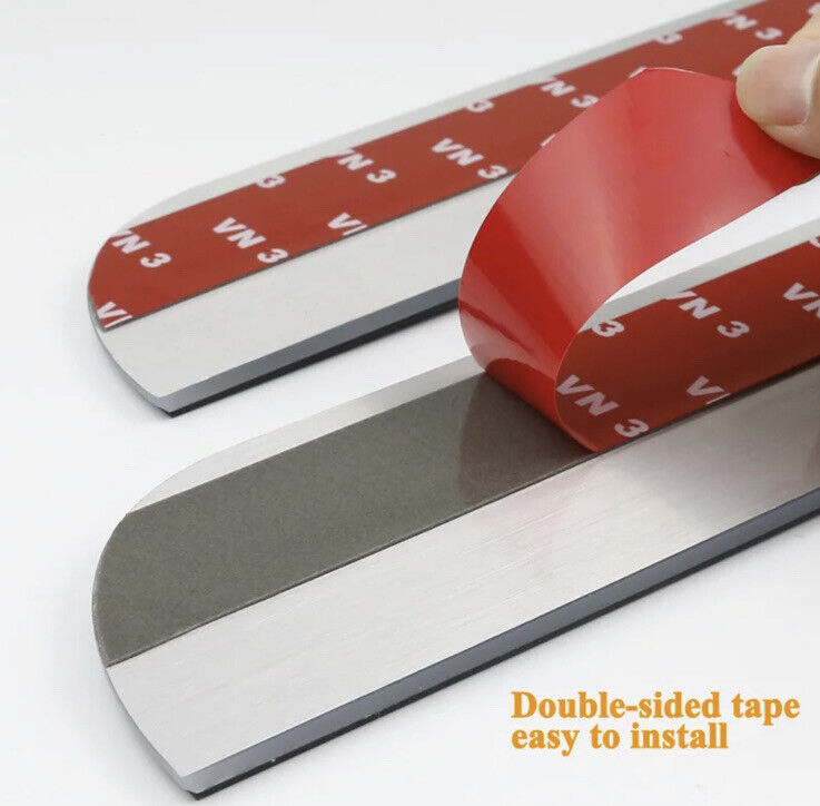 Custom LED Door Sill Protector Strips Scuff Plates Kick Plates Made To Order