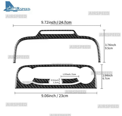 Ford Focus MK4 MK4.5 2019-2025 Carbon Fibre Central Air Con Panel Surround Trim