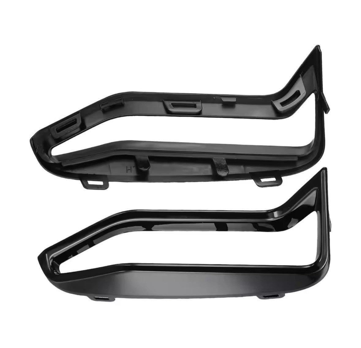 BMW 3 Series G20 G21 M340i Gloss Black Front Bumper Side Vent Cover Trim Set