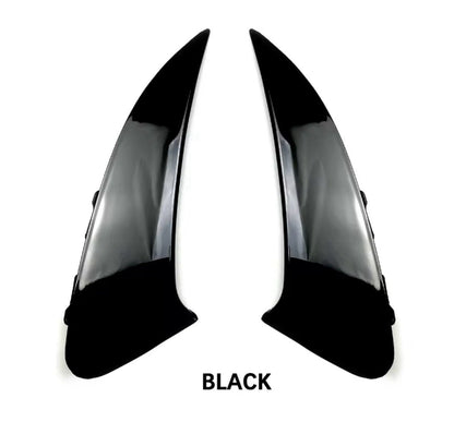 Mercedes CLA C118 2020+ Rear Bumper Grille Vent Canards Gloss Black 2pcs