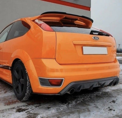 Gloss Black Spoiler Extension Lip For Ford Focus ST MK2 2004-2011 ST225 Mods