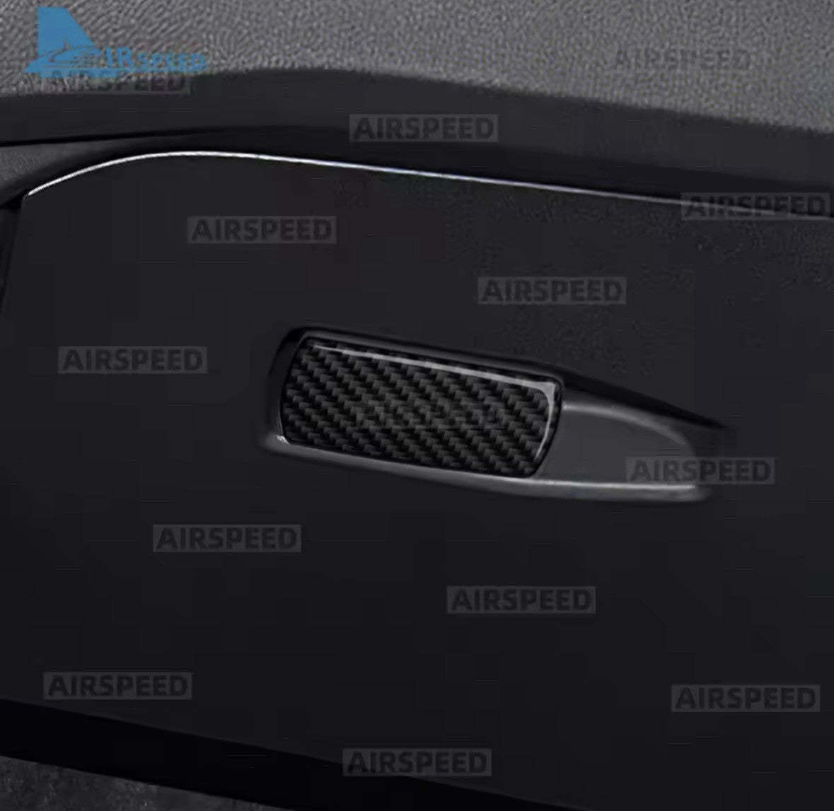Carbon Fibre Interior Glovebox Handle Trim For BMW 2 Series F44 2020-2024
