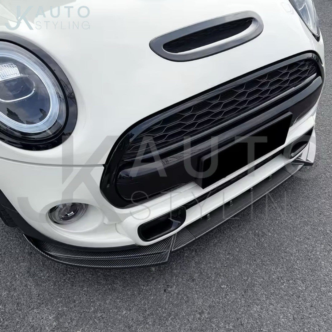 Mini Cooper S JCW F55 F56 F57 2014-2021 Carbon Fibre Front Splitter Lip Low Kit