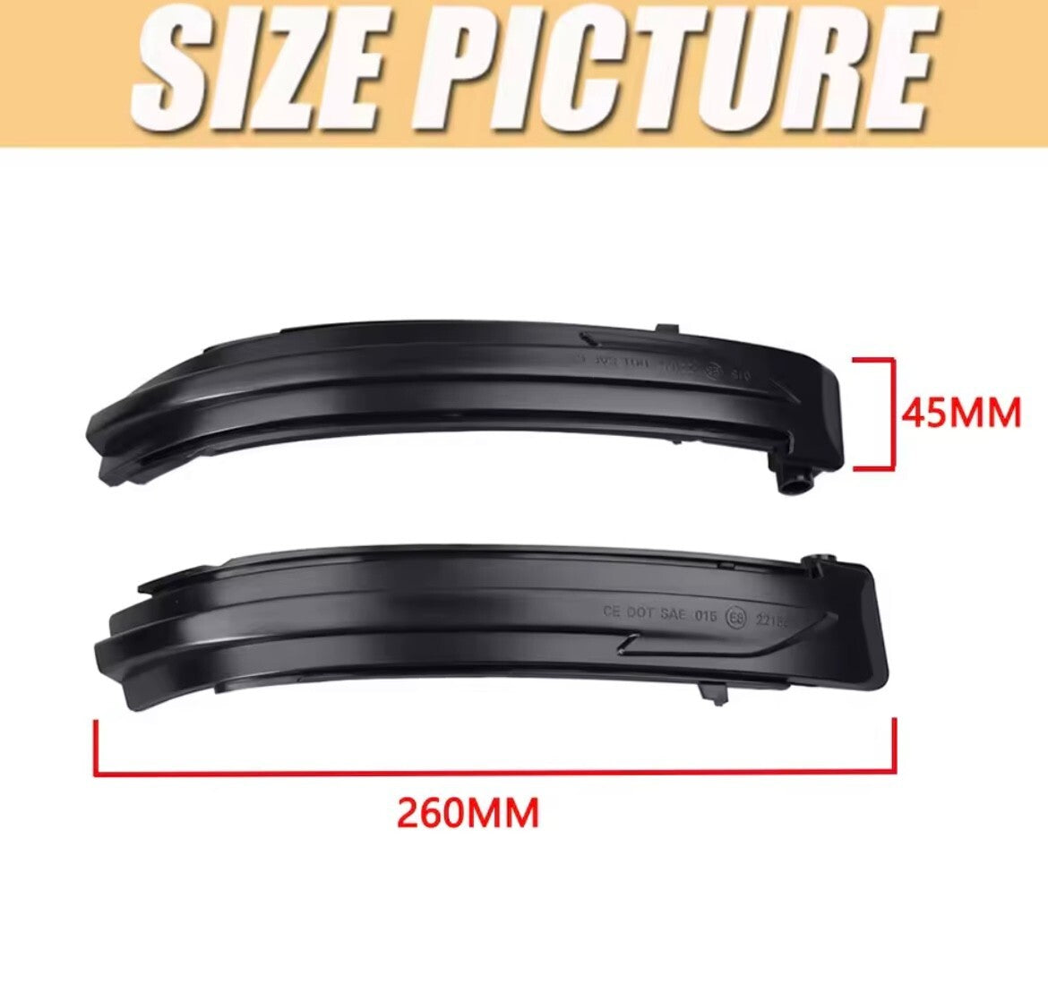 Nissan X-Trail Rogue 2014-2020 Dynamic LED Sequential Mirror Indicators Smoked