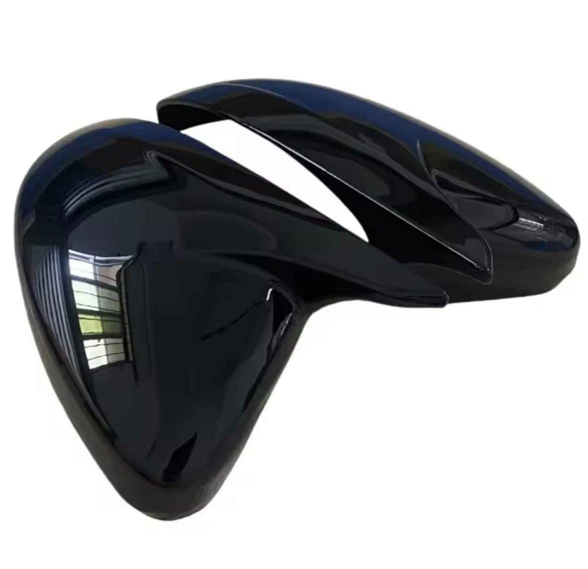 Vauxhall Corsa F 2019-2023 Gloss Black M Style Sport Wing Mirror Caps Covers