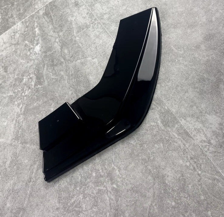 BMW 1 Series F20 LCI M Sport 2015-2019 Rear Bumper Spats Splitters Gloss Black