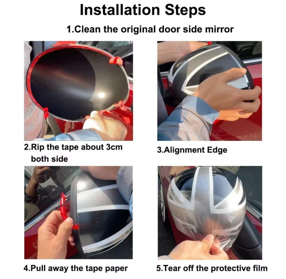 Mini Countryman Cooper S Clubman Paceman R55 R56 R57 R58 R59 R60 R61 Mirror Caps