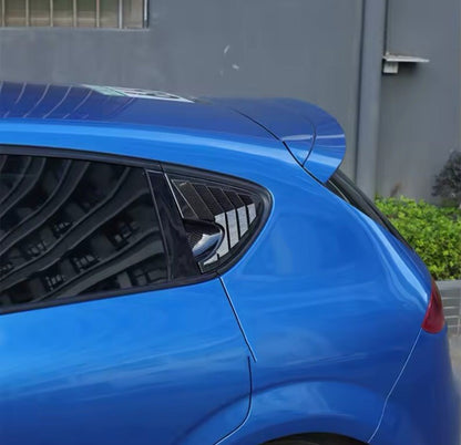 Seat Leon MK2 2008-2012 Carbon Fibre Rear Side Window Louver Vents Covers 2pcs