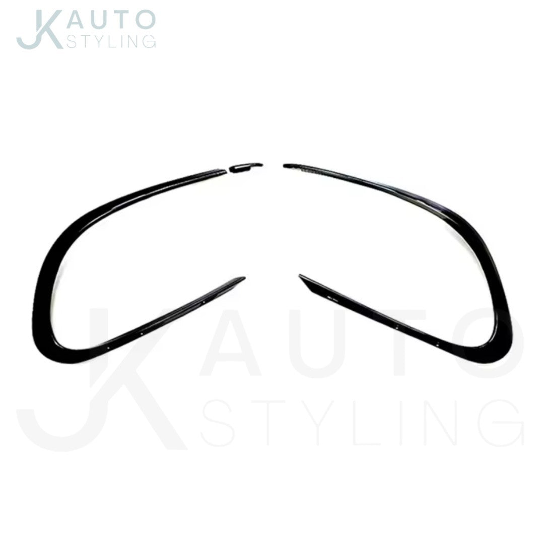 Gloss Black Front Bumper Vent Surrounds Mercedes CLA45 AMG C117 X117 2015-2018