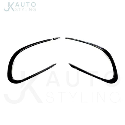 Gloss Black Front Bumper Vent Surrounds Mercedes CLA45 AMG C117 X117 2015-2018