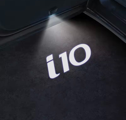 Hyundai i10 Wireless LED Welcome Puddle Lights Battery Powered Projector 2pcs