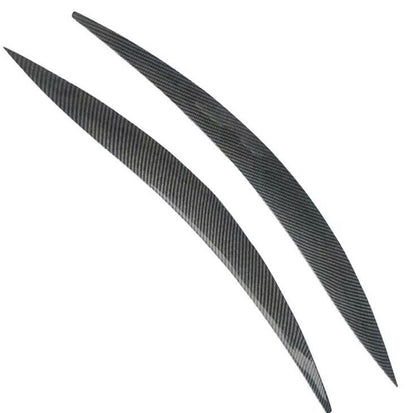 2x Carbon Fibre Effect Headlight Eyelid Brows For Ford Focus MK4 2019-2021