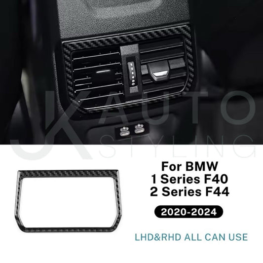 Carbon Fibre Interior Rear Air Vent Panel Trim For BMW 1 Series F40 2020-2024