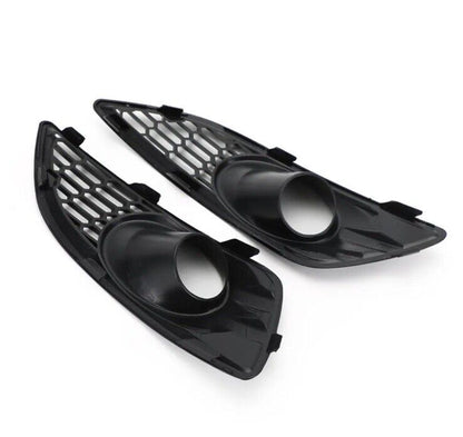 Gloss Black Front Fog Light Surrounds For Ford Fiesta MK7.5 2013-2017 2pcs