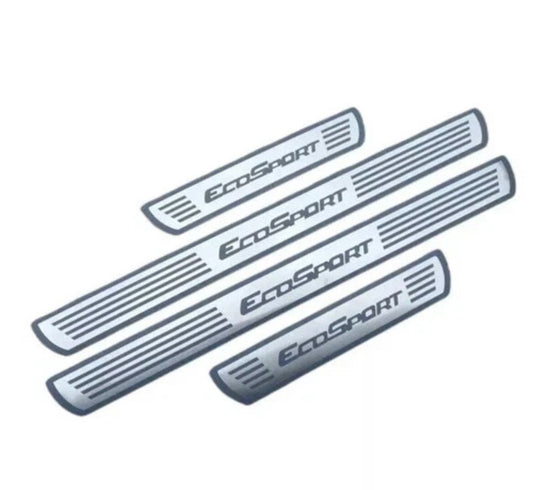 Ford Ecosport Stainless Steel Door Sill Protector Scuff Plates Pedals 4pcs