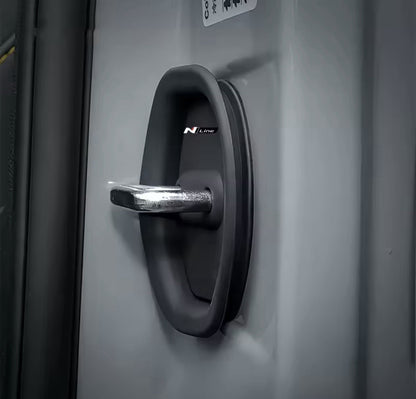 Hyundai N Line Black Silicone Door Lock Protector Covers i10 i20 i30 Tucson 4pcs