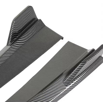 Carbon Fibre Rear Spats Bumper Splitters For Mercedes C Class W205 2015-2021