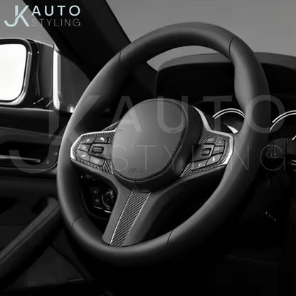 BMW 1357X G Series M Sport Carbon Fibre Steering Wheel Trim Set Cover