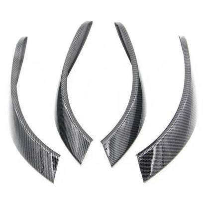 BMW 3 Series 4 Series Carbon Fibre Effect Interior Door Grab Handle Covers 4pcs