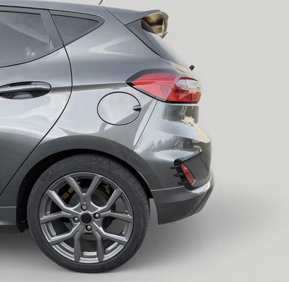 Ford Fiesta MK8 MK8.5 Gloss Black Rear Bumper Canards Reflector Surrounds 2pcs