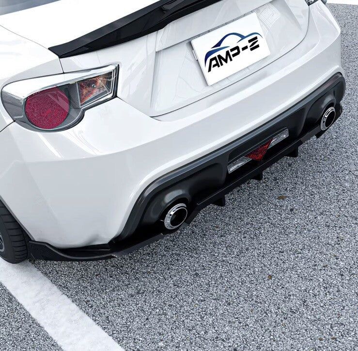 Toyota GT86 Scion FR-S 2013-2016 Subaru BRZ 2013-2021 Gloss Black Rear Diffuser