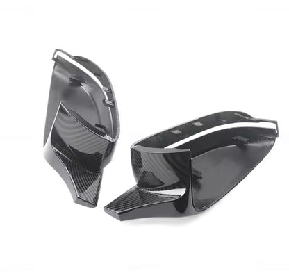 New Models BMW 3 4 5 7 8 Series Carbon Fibre Effect M Style Wing Mirror Caps 2pc