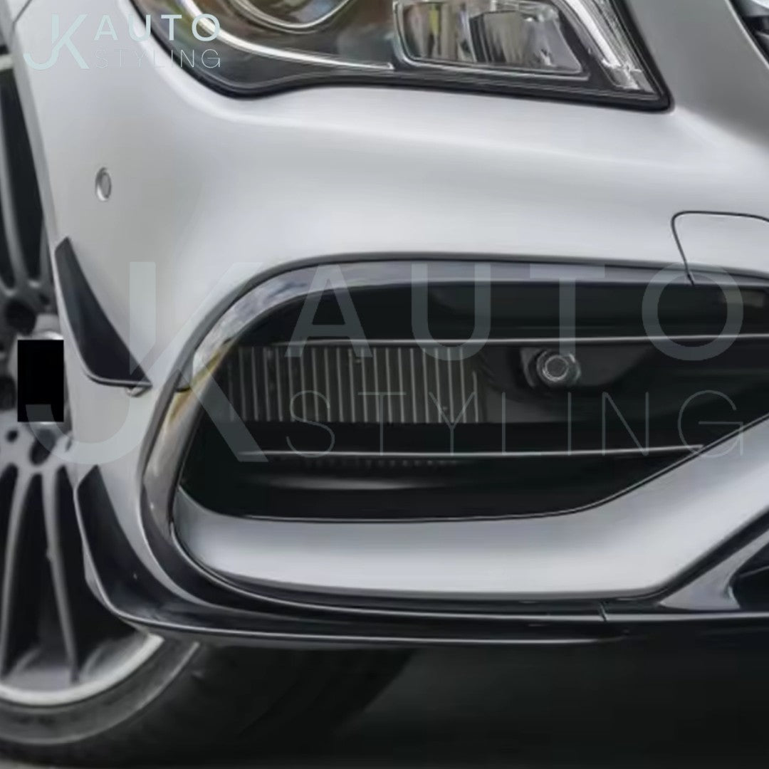 Gloss Black Front Bumper Vent Surrounds Mercedes CLA45 AMG C117 X117 2015-2018