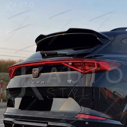 Gloss Black Spoiler Extension Rear Wing Lip For Cupra Formentor MK1 VZ 2021-2026