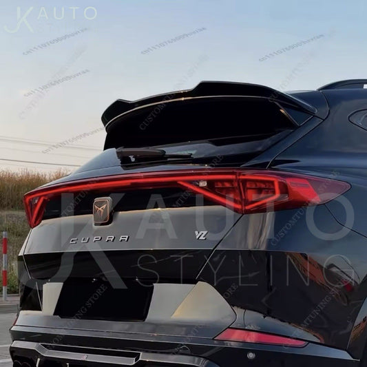 Gloss Black Spoiler Extension Rear Wing Lip For Cupra Formentor MK1 VZ 2021-2026