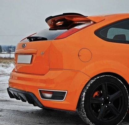 Gloss Black Spoiler Extension Lip For Ford Focus ST MK2 2004-2011 ST225 Mods
