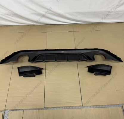 Ford Focus ST MK4 2018-2022 Gloss Black Full Rear Bumper Diffuser 3pcs Body Kit