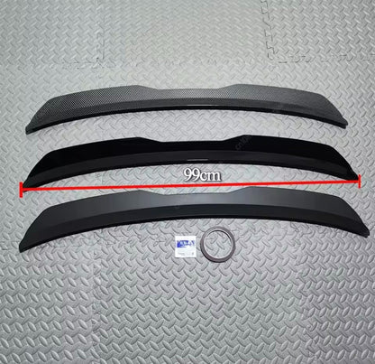 Seat Ibiza MK5 6F 2017-2021 Matt Black Spoiler Extension Rear Wing Lip Roof