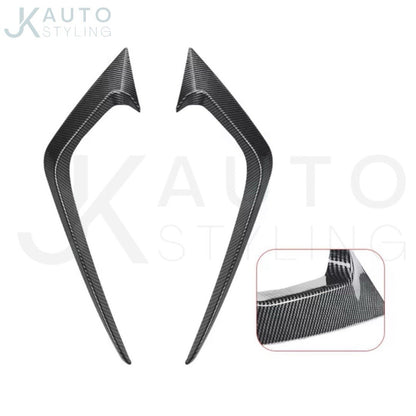 Ford Fiesta ST MK7 Carbon Fibre Front Bumper Canards Side Vent Fog Blade Trims